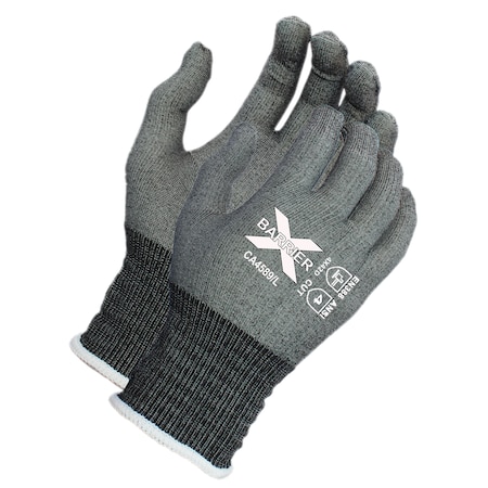 A4 Cut Resistant, Gray Textreme Knit Glove, XL